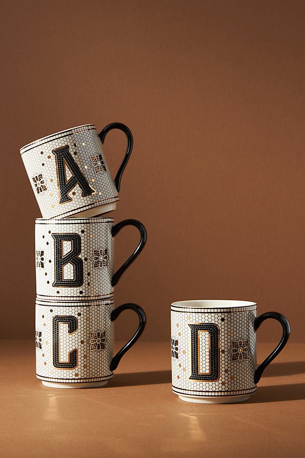The Bistro Tile Stoneware Mug