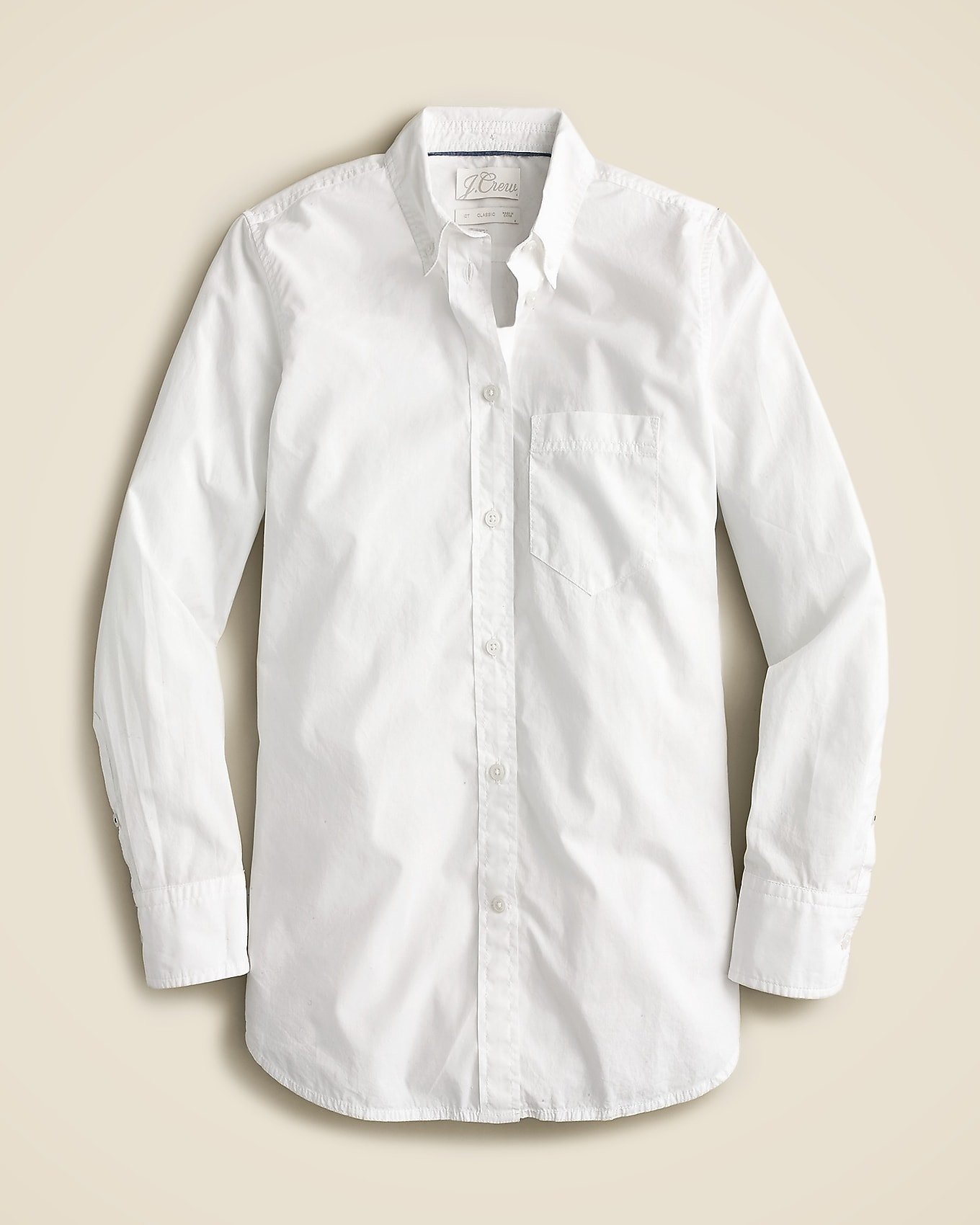 Classic-fit Washed Cotton Poplin Shirt