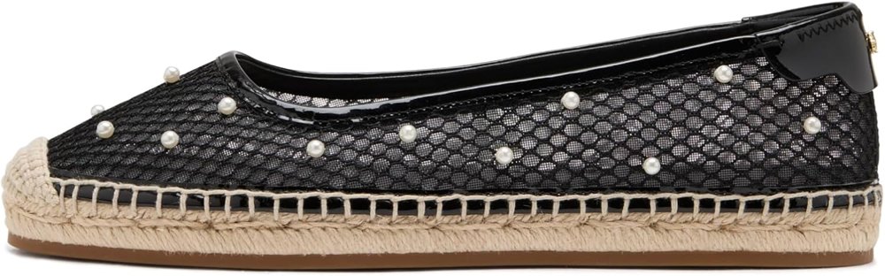 Pearl Fishnet Espadrille Flats