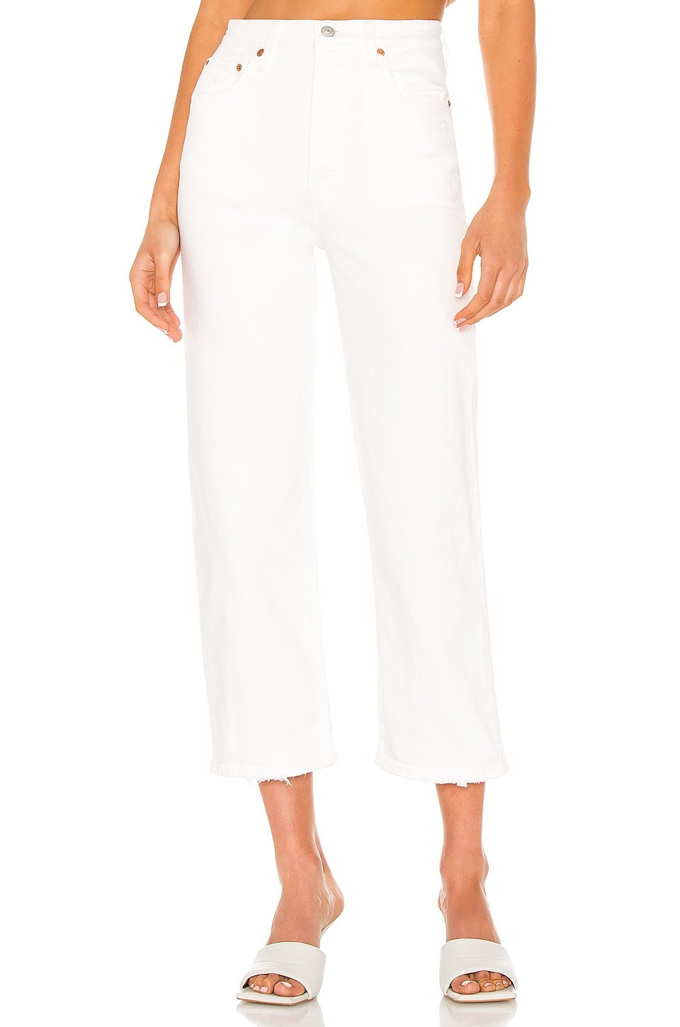 LEVI'S Ribcage Straight Ankle Jeans
